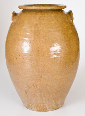 Attrib. George Donkel, Buncombe County, NC Alkaline-Glazed Stoneware Jar