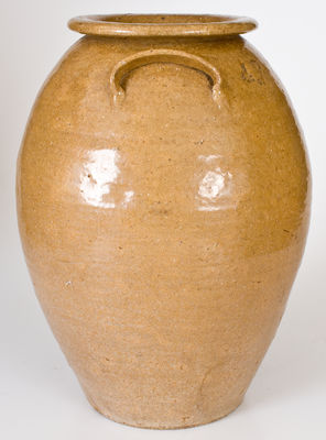 Attrib. George Donkel, Buncombe County, NC Alkaline-Glazed Stoneware Jar