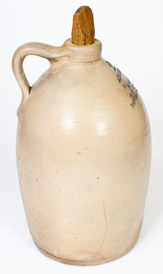 Scarce DANVILLE JUNCTION, MAINE Stoneware Spring Water Jug