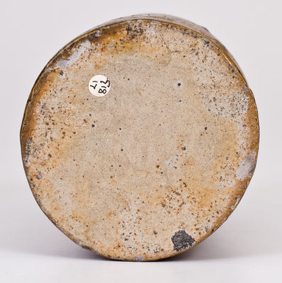 Rare and Important Thomas Commeraw Stoneware Oyster Jar for G. W. AND CO. / N. YORK