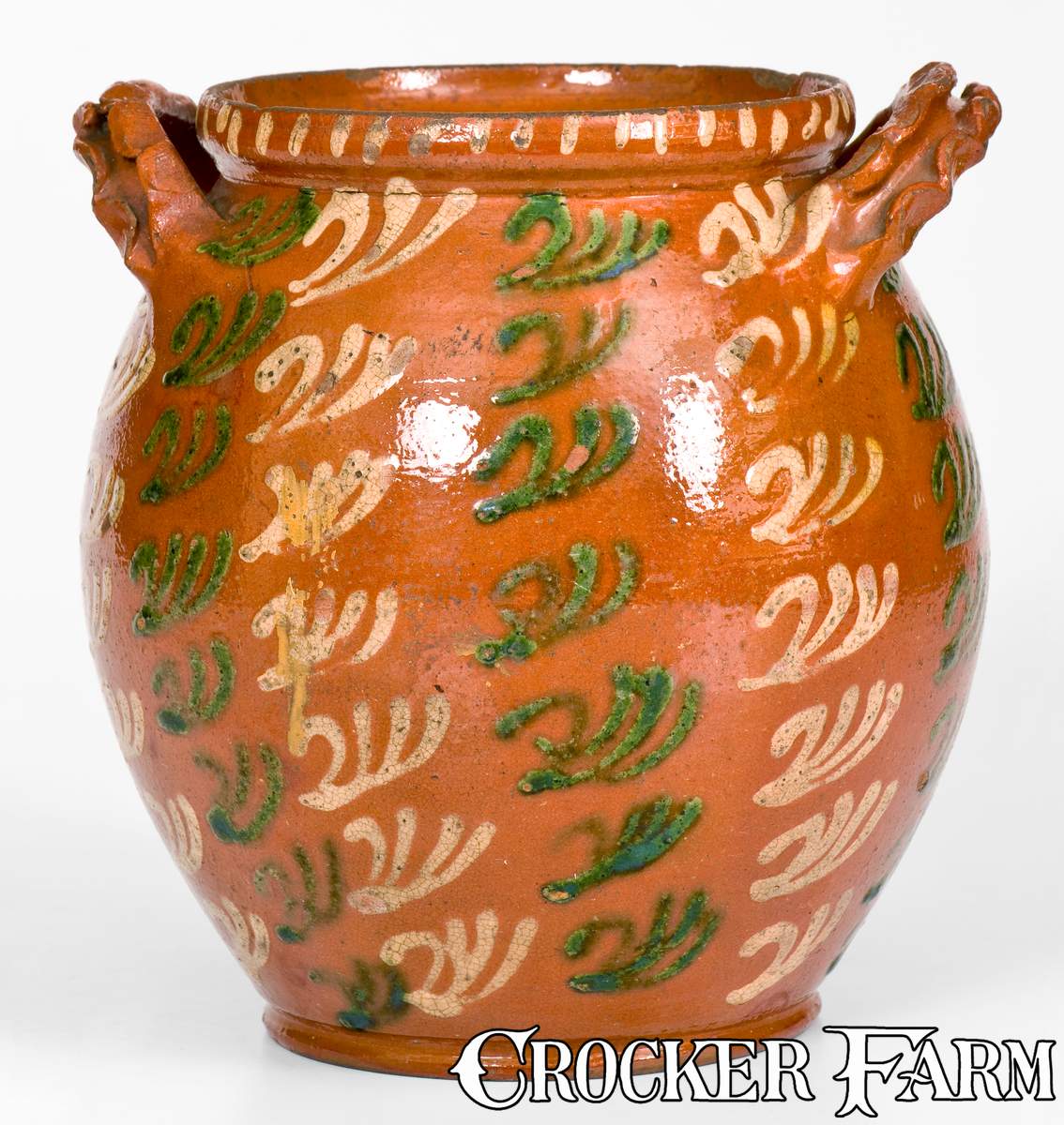 Pennsylvania Redware Highlights - Crocker Farm Stoneware Auction