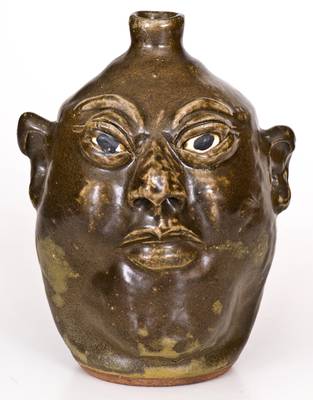 Lanier Meaders (Cleveland, Georgia) Stoneware Face Jug, circa 1980