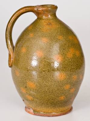 Glazed New England Redware Jug