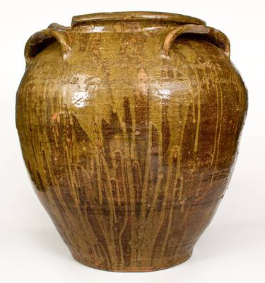David Drake's April 12, 1858 25-Gallon Poem Jar: A Very Large Jar Which Has Four Handles