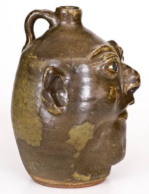 Lanier Meaders (Cleveland, Georgia) Stoneware Face Jug, circa 1980