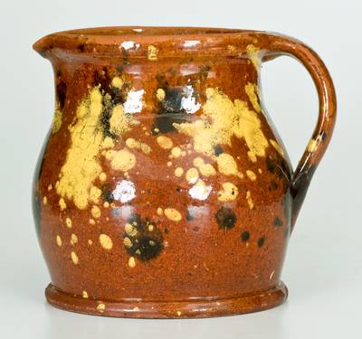 Slip-Decorated New England Redware Pitcher