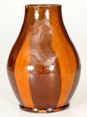 Rare Glazed American Redware Ewer