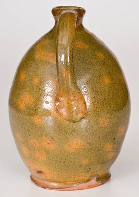 Glazed New England Redware Jug