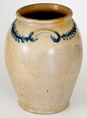 Baltimore Stoneware Jar, circa 1820, Morgan / Amoss