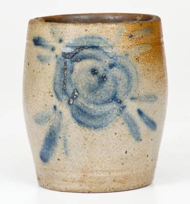 Rare Cobalt-Decorated Central Pennsylvania Stoneware Mug