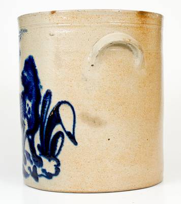 Exceptional  F. STETZENMEYER. &. CO. / ROCHESTER. N.Y Stoneware Lion Crock