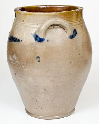 PAUL CUSHMAN, Albany, NY Stoneware Jar, circa 1810