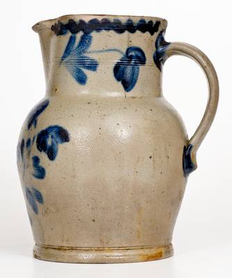 Attrib. Henry Harrison Remmey, Philadelphia, PA Stoneware Pitcher, circa 1855