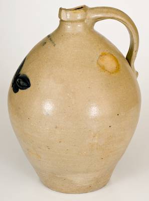 JULIUS NORTON (Bennington, Vermont) Stoneware Butterfly Jug