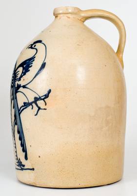 Very Rare J. & E. NORTON / BENNINGTON, VT Double Pheasants Jug