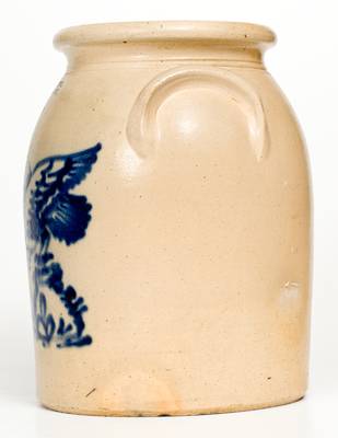 Very Rare J. & E. NORTON / BENNINGTON, VT Stoneware Hawk Jar