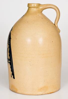 J. & E. NORTON / BENNINGTON, VT Stoneware Pheasant Jug