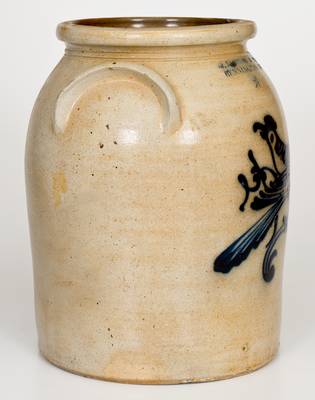 J. & E. NORTON / BENNINGTON, VT Stoneware Double Birds Jar