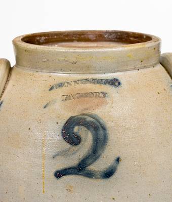 BENNINGTON FACTORY (Captain John Norton, Bennington, Vermont) Stoneware Jar