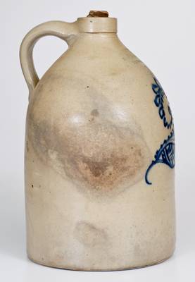 A.B. WHEELER & CO. / No. 69 BROAD STREET / BOSTON, MASS Stoneware Jug