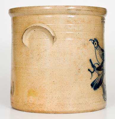 E & L P NORTON / BENNINGTON, VT Double Birds Crock