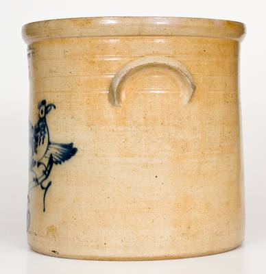 E & L P NORTON / BENNINGTON, VT Double Birds Crock