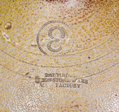 Exceedingly Rare and Important Baltimore Union Stoneware Manufactory Jug, 1808-10 (Earliest Southern Maker s Mark)