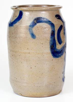 Very Rare Stoneware Jar Impressed 