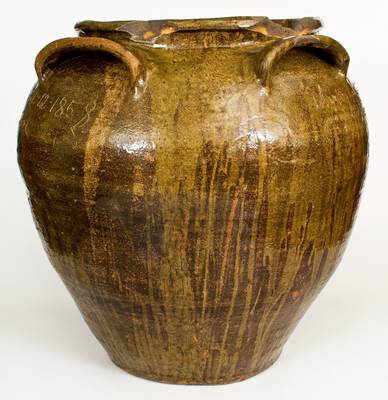 David Drake s April 12, 1858 25-Gallon Poem Jar: A Very Large Jar Which Has Four Handles