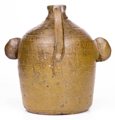 Extremely Rare Face Jug by Chester Hewell at the Lanier Meaders Pottery, 1975