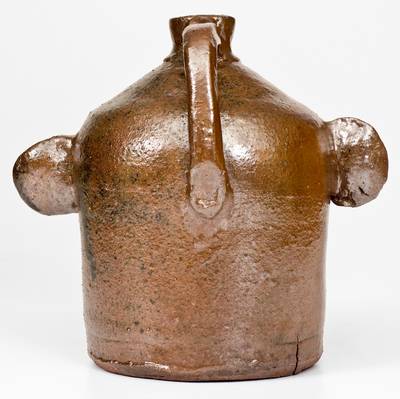 Extremely Rare Face Jug, Chester Hewell at the Lanier Meaders Pottery, 1975