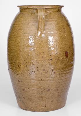 Fine Five-Gallon Stoneware Jar att. African-American Potter Lucius Jordan, Washington Co, Georgia