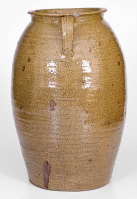 Fine Five-Gallon Stoneware Jar att. African-American Potter Lucius Jordan, Washington Co, Georgia