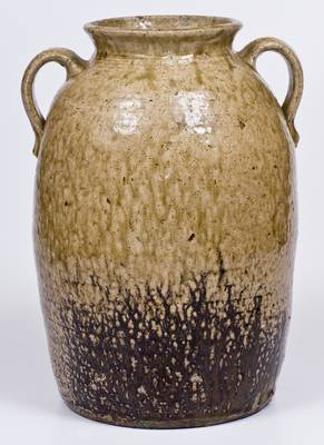 Stoneware Jar att. Franklin Lafayette Becham, Crawford County, GA