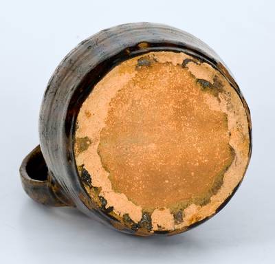 Rare Alabama Stoneware Pitcher w/ Narrow Incised Combing