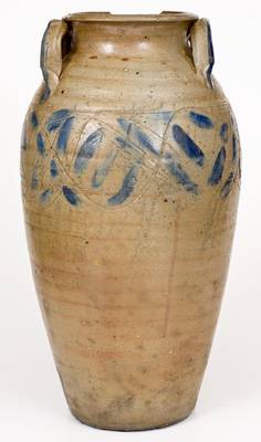 Rare Large-Sized Stoneware Vase attrib. J.H. Owen, Jugtown, NC, circa 1920