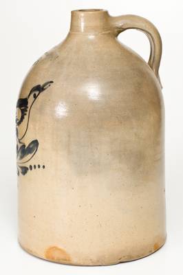 3 Gal. G. W. FULPER & BROS. / FLEMINGTON, NJ Stoneware Bird Jug