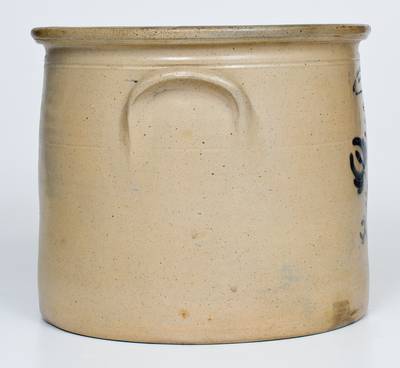 Rare VAN SCHOIK & DUNN / MIDDLETOWN POINT, NJ Stoneware Crock