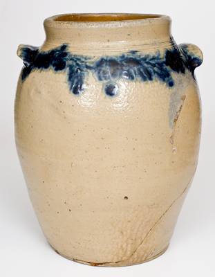 Very Rare H. REMMEY / BALTIMORE Stoneware Jar, circa 1815-1820