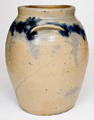 Very Rare H. REMMEY / BALTIMORE Stoneware Jar, circa 1815-1820