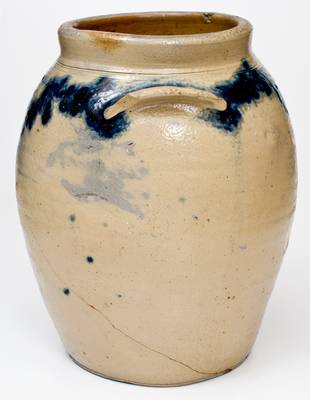 Very Rare H. REMMEY / BALTIMORE Stoneware Jar, circa 1815-1820