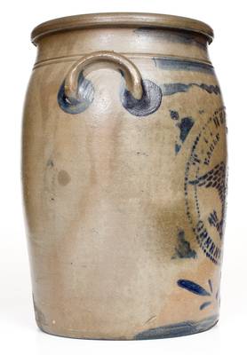 T. F. REPPERT / EAGLE POTTERY / GREENSBORO, PA Stoneware Jar