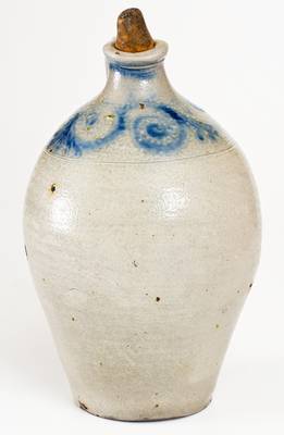 Fine and Very Rare att. Kemple Pottery (Ringoes, NJ) 18th century Stoneware Jug