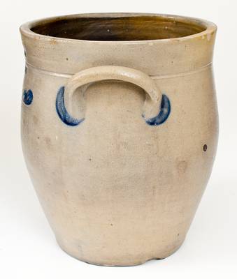 Fine I. SEYMOUR / TROY Stoneware Jar with Incised Decoration