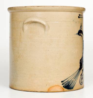 5 Gal. D. WESTON / ELLENVILLE, NY Stoneware Bird Crock