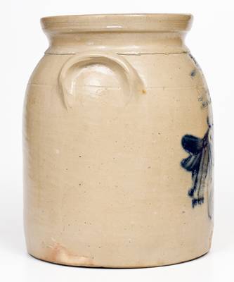 W.A. MACQUOID & CO. / POTTERY WORKS / LITTLE W. 12TH ST. / NEW YORK Stoneware Jar