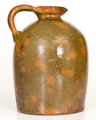 American Redware Syrup Jug