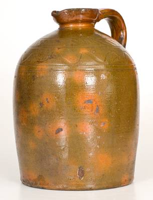 American Redware Syrup Jug