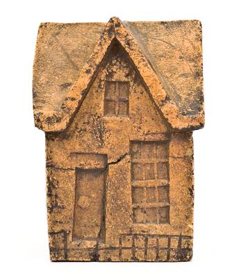 Unusual Hand-Modeled House out of Firebrick