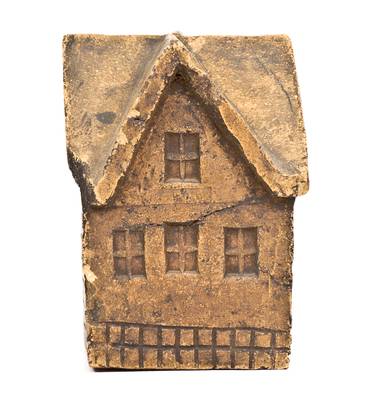 Unusual Hand-Modeled House out of Firebrick